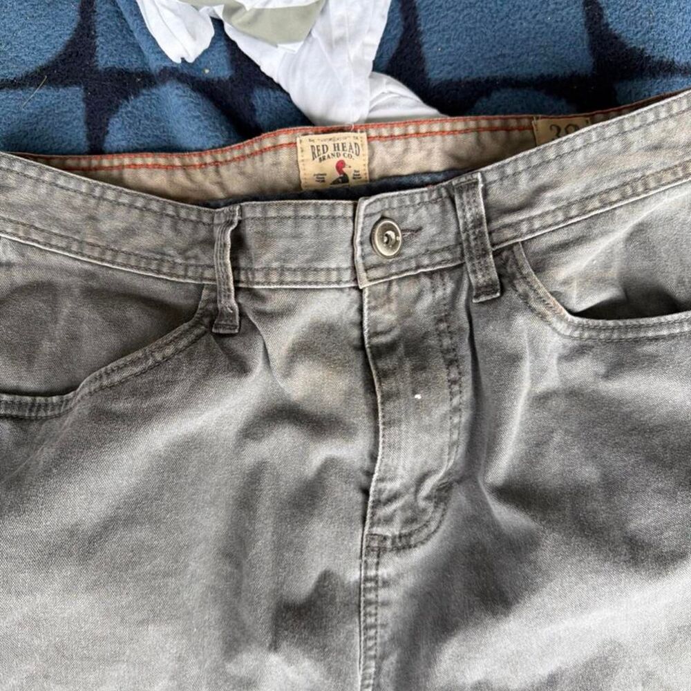 Redhead-clothing Men's Grey and Khaki Jeans